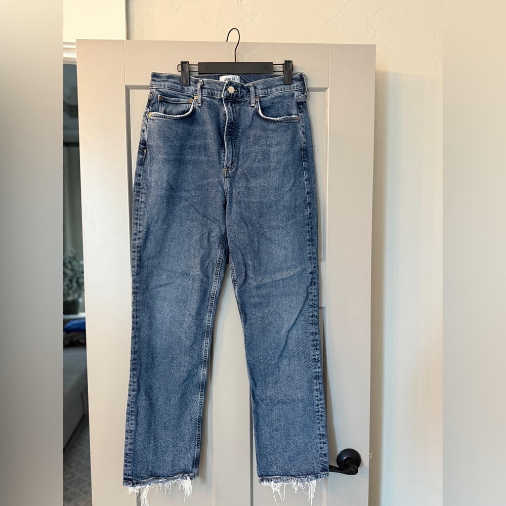 Agolde Straight Leg Blue Jeans